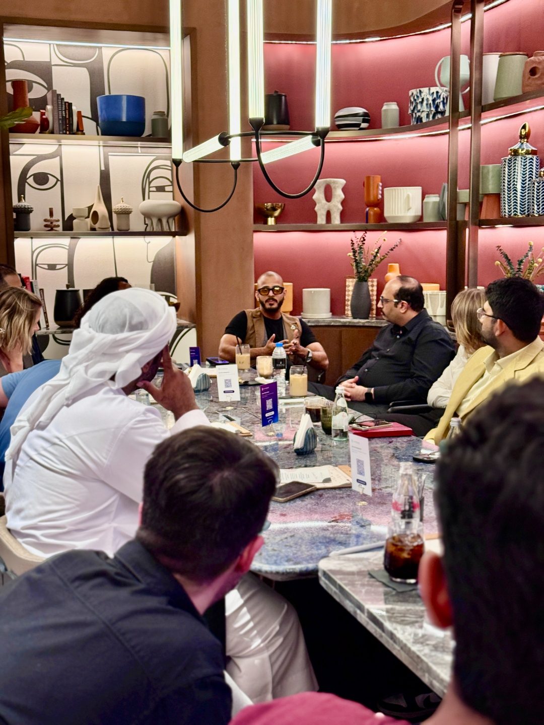 A roundtable discussion at an AI Underground session